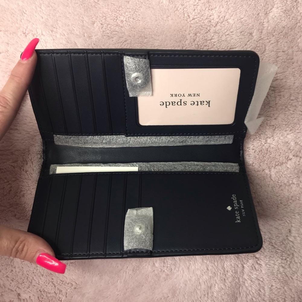 🌈 HP🌈  kate spade hot air balloon large slim bifold wallet - Picture 2 of 3